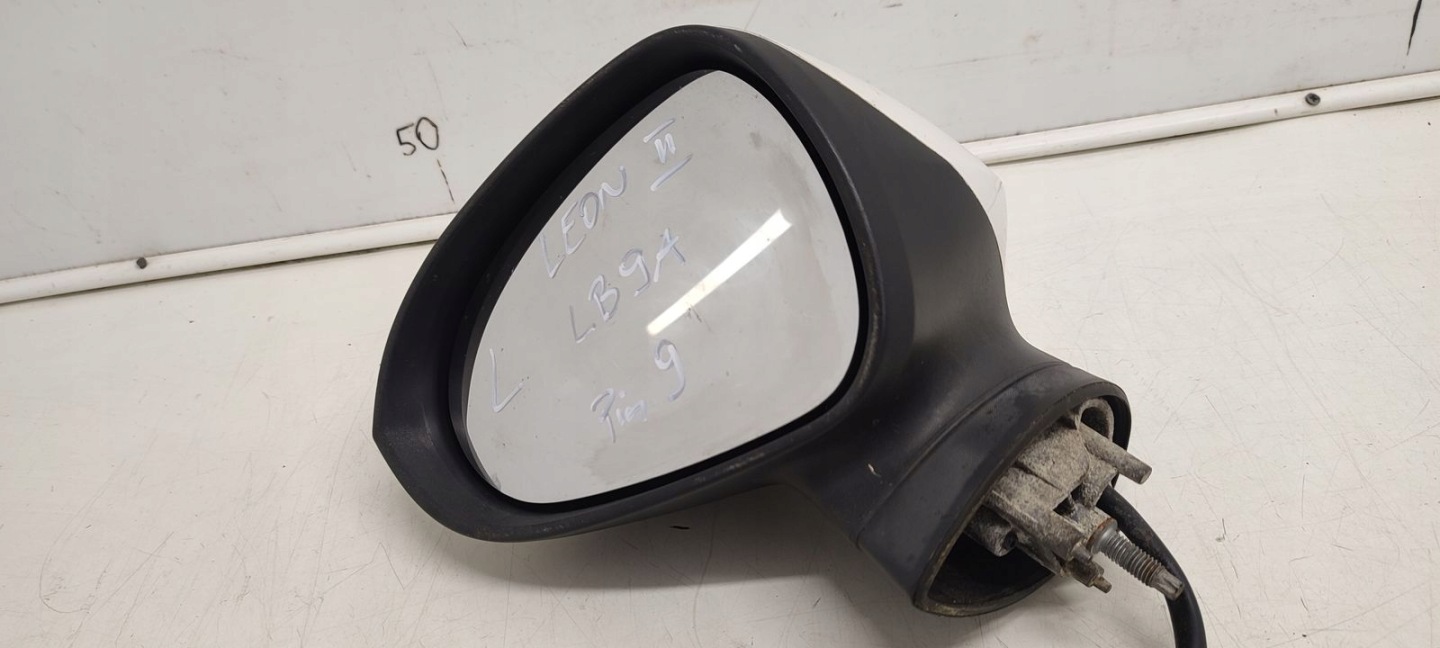 mirror left 9pin Seat Leon II LIFT LB9A