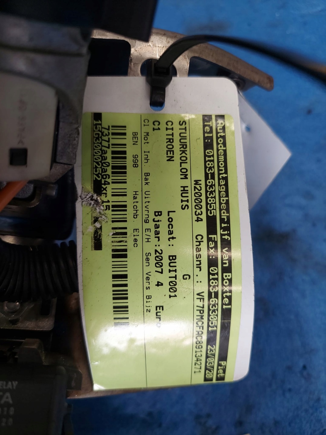 control steering rod CITROEN C1 SPW15-43
