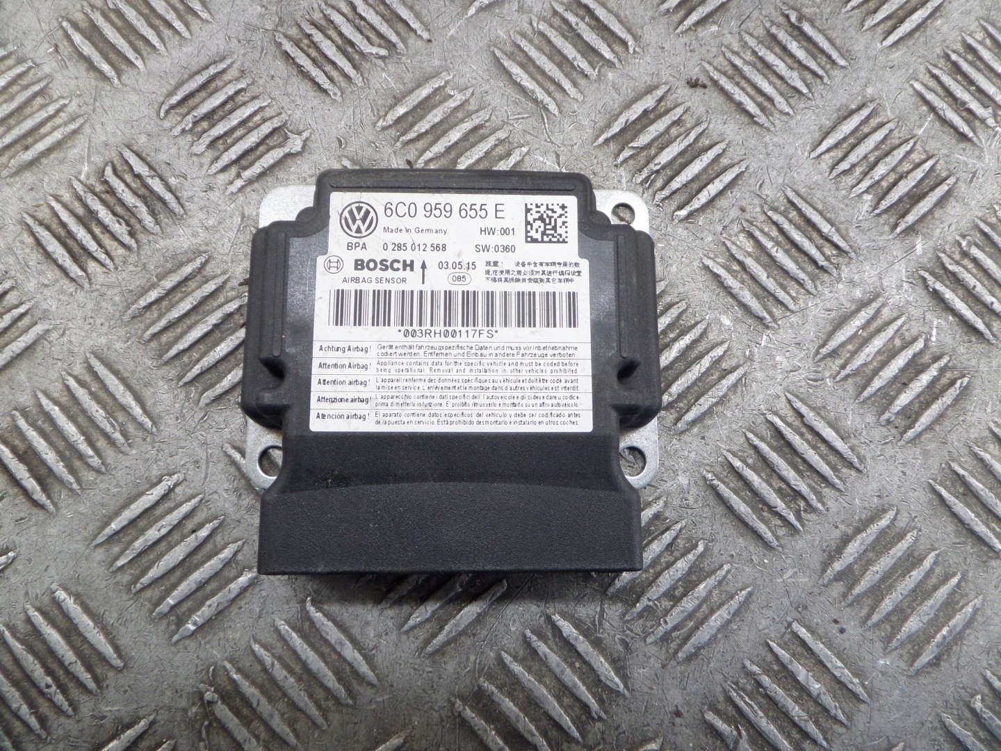 module SENSOR airbag 6C0959655E SEAT IBIZA IV 6J 08-17