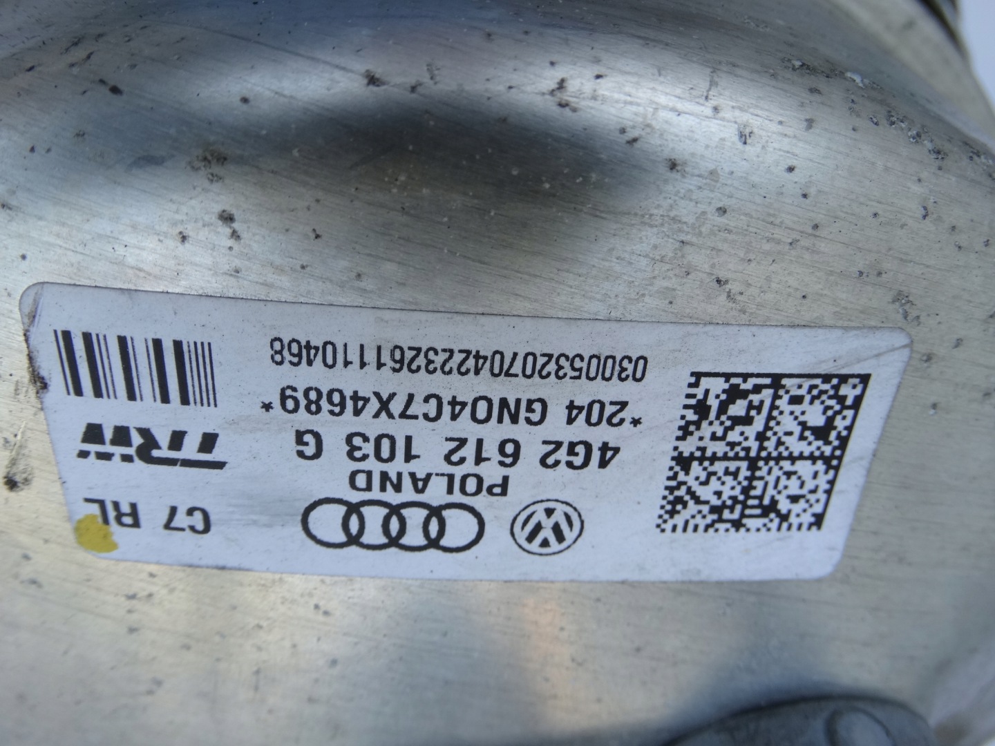 AUDI A6 C7 A7 11-18 servo Servofreno 4G2612103G Originale ASO