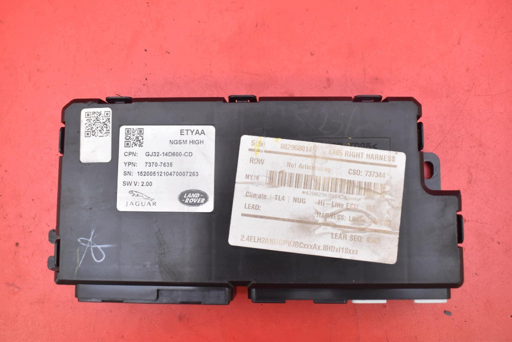 module control seat right front GJ32-14D600-CD RANGE ROVER 4 IV L405 12