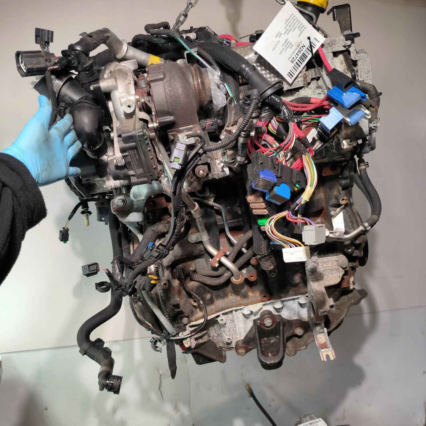 engine M9RZ717 2.0 DCI M9R Z717 RENAULT TRAFIC III