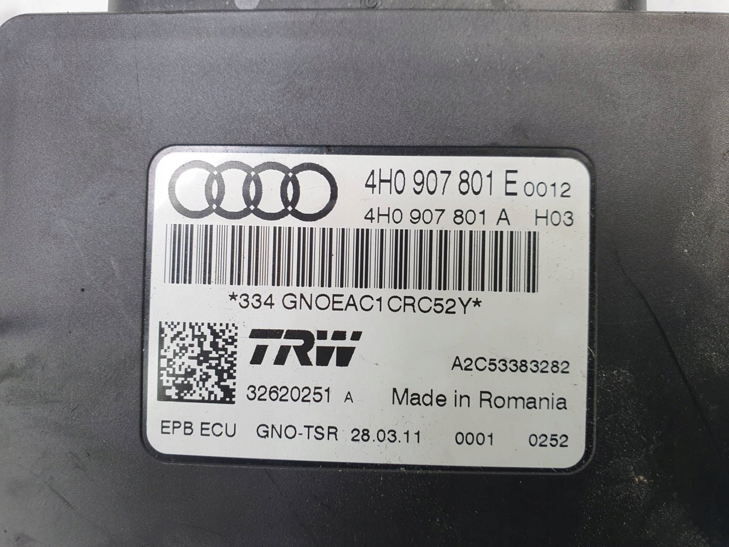 module electric brake 4H0907801E AUDI A6 C7