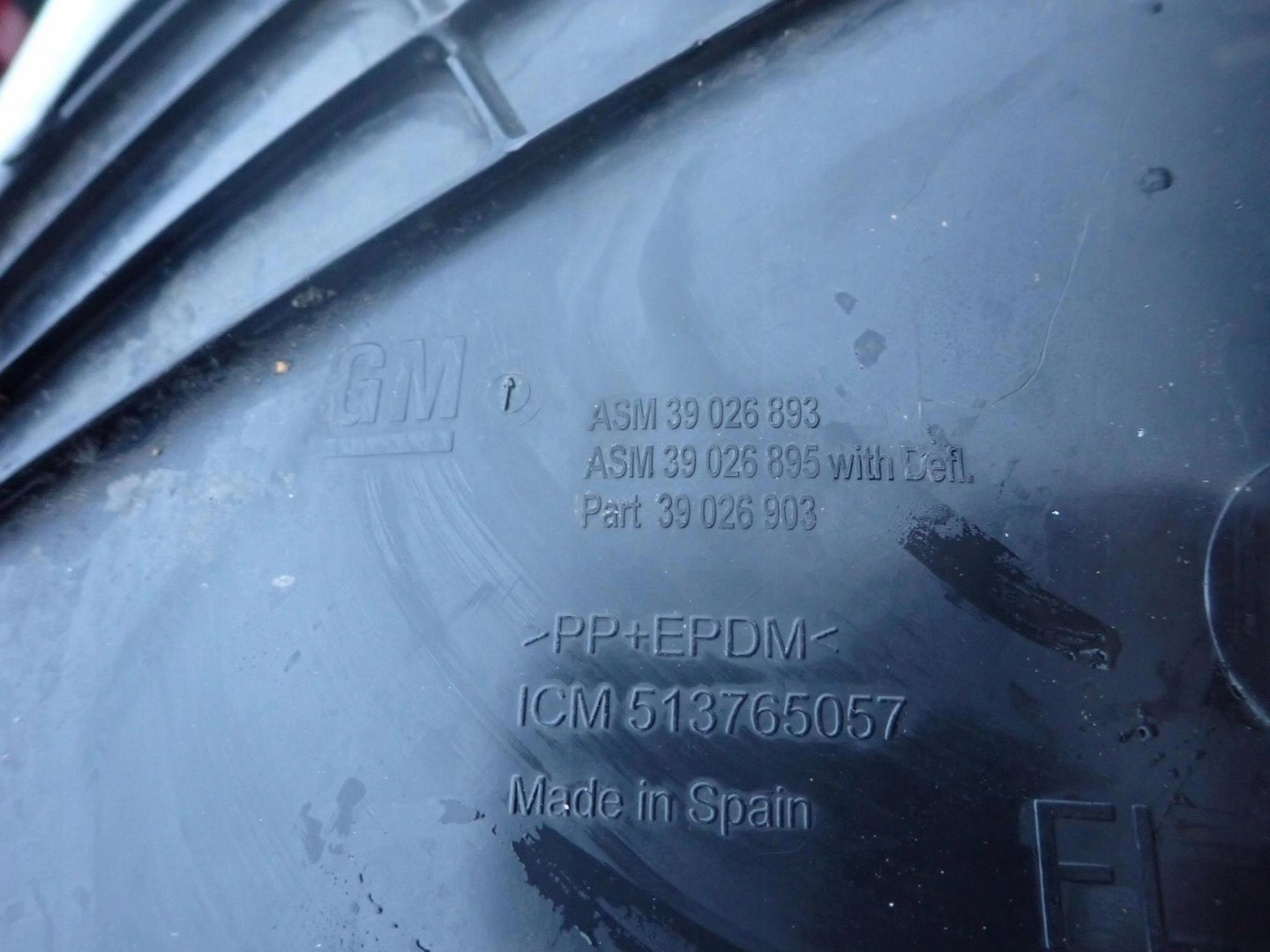 OPEL CORSA E 14-19 mudguard front front left