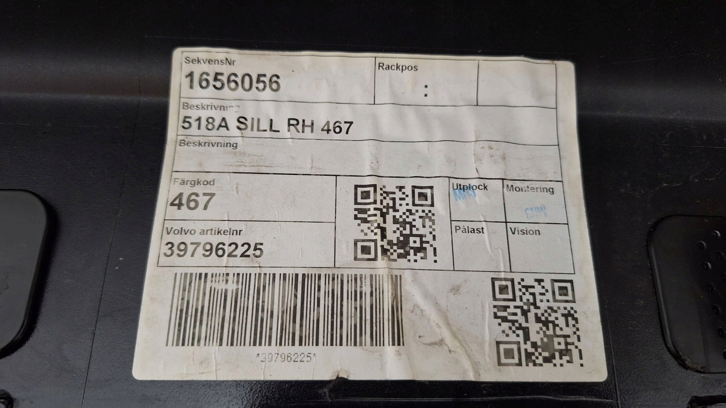 cap threshold moulding threshold right VOLVO XC90 II 14- 31672371