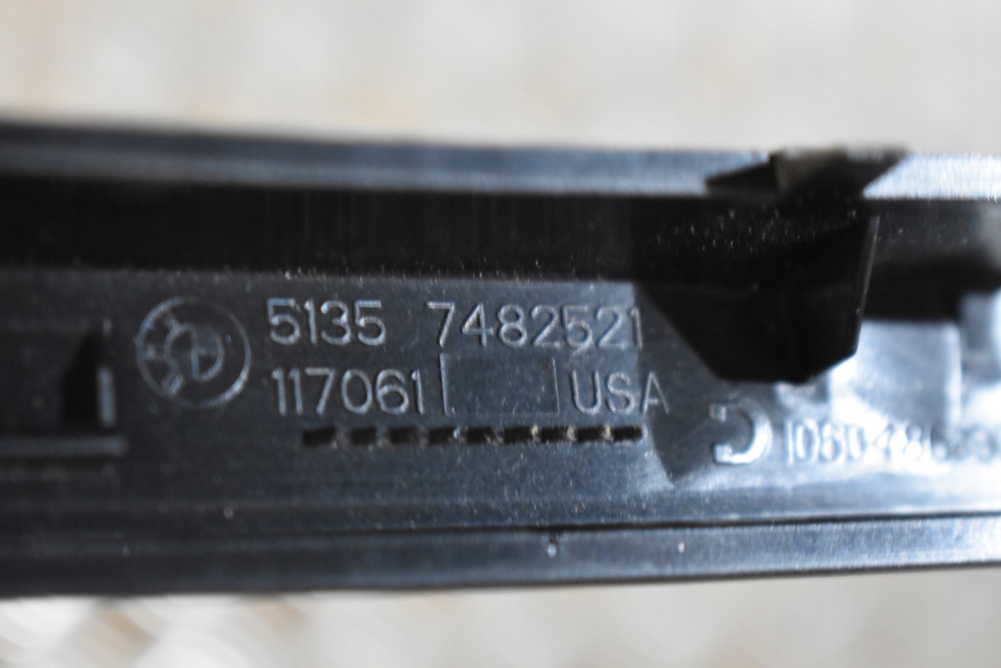 IDEALNA moulding frame cover door left rear KPL. BMW X7 G07 1