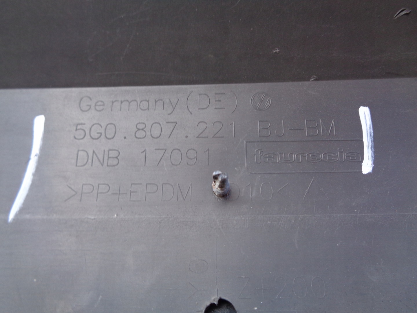 front bumper VW GOLF VII 7 R 5G 5G0 12-16 NR 46761