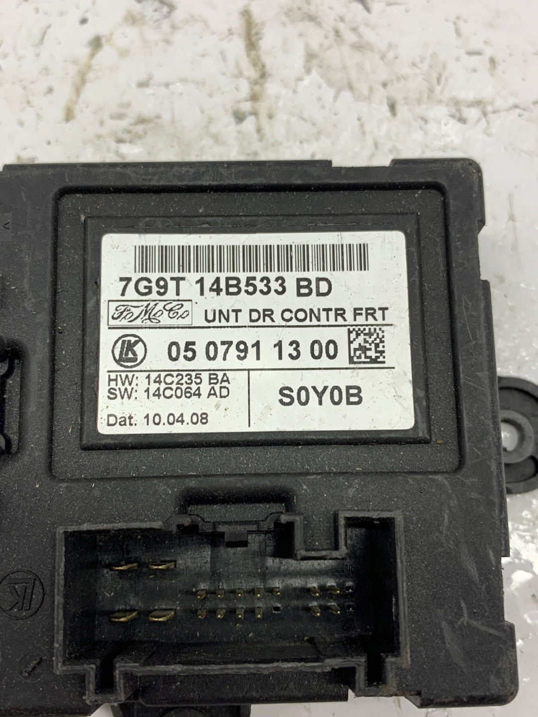 module control unit door 7G9T-14B533BD FORD