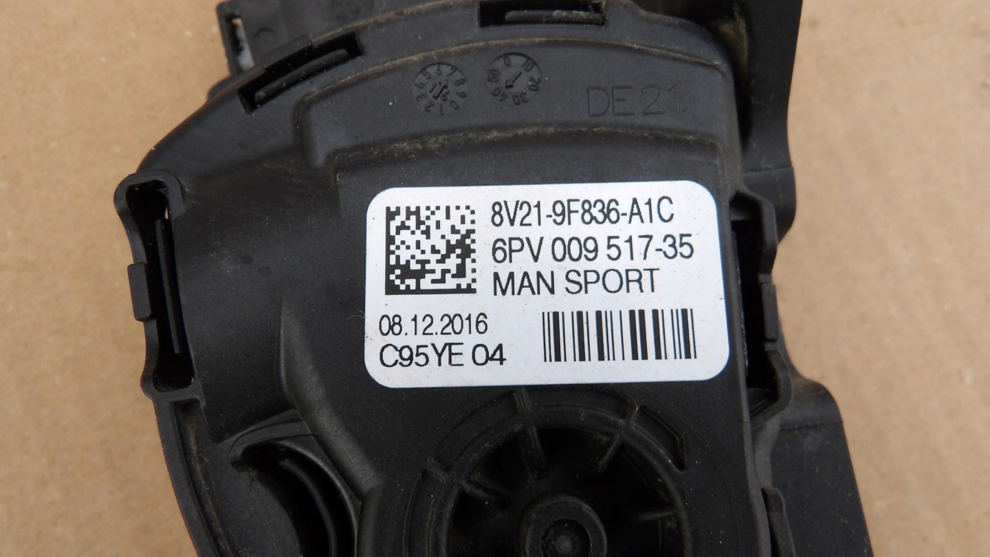FORD FIESTA MK7 1.6 ST accelerator pedal potentiometer