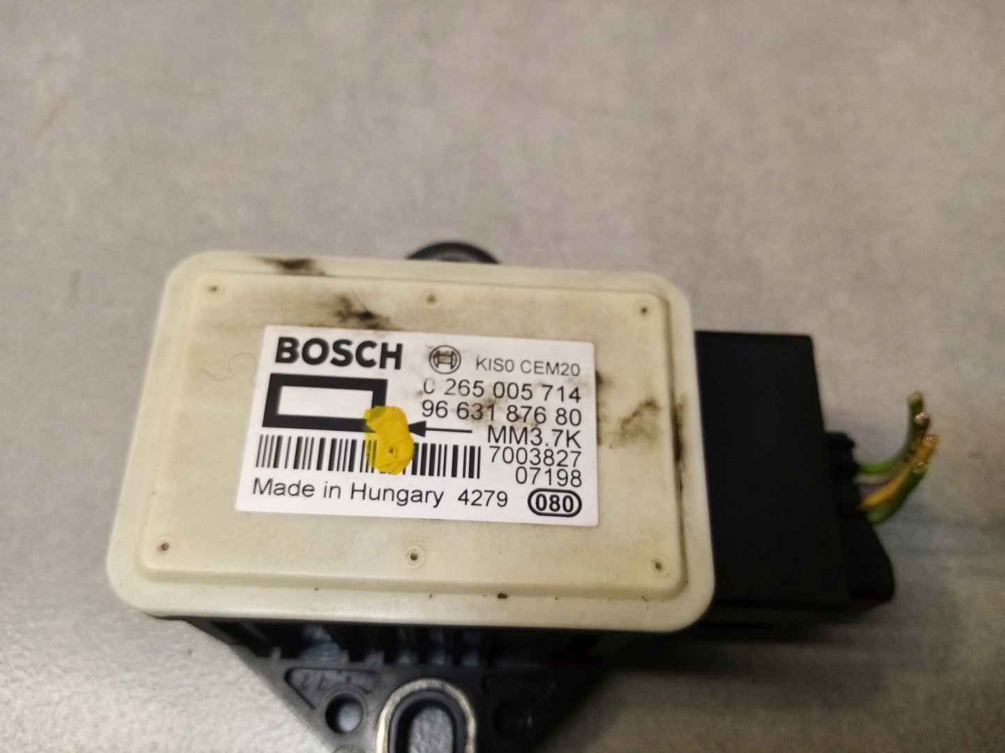 sensor ESP C4 and 1.6 HDI 9663187680