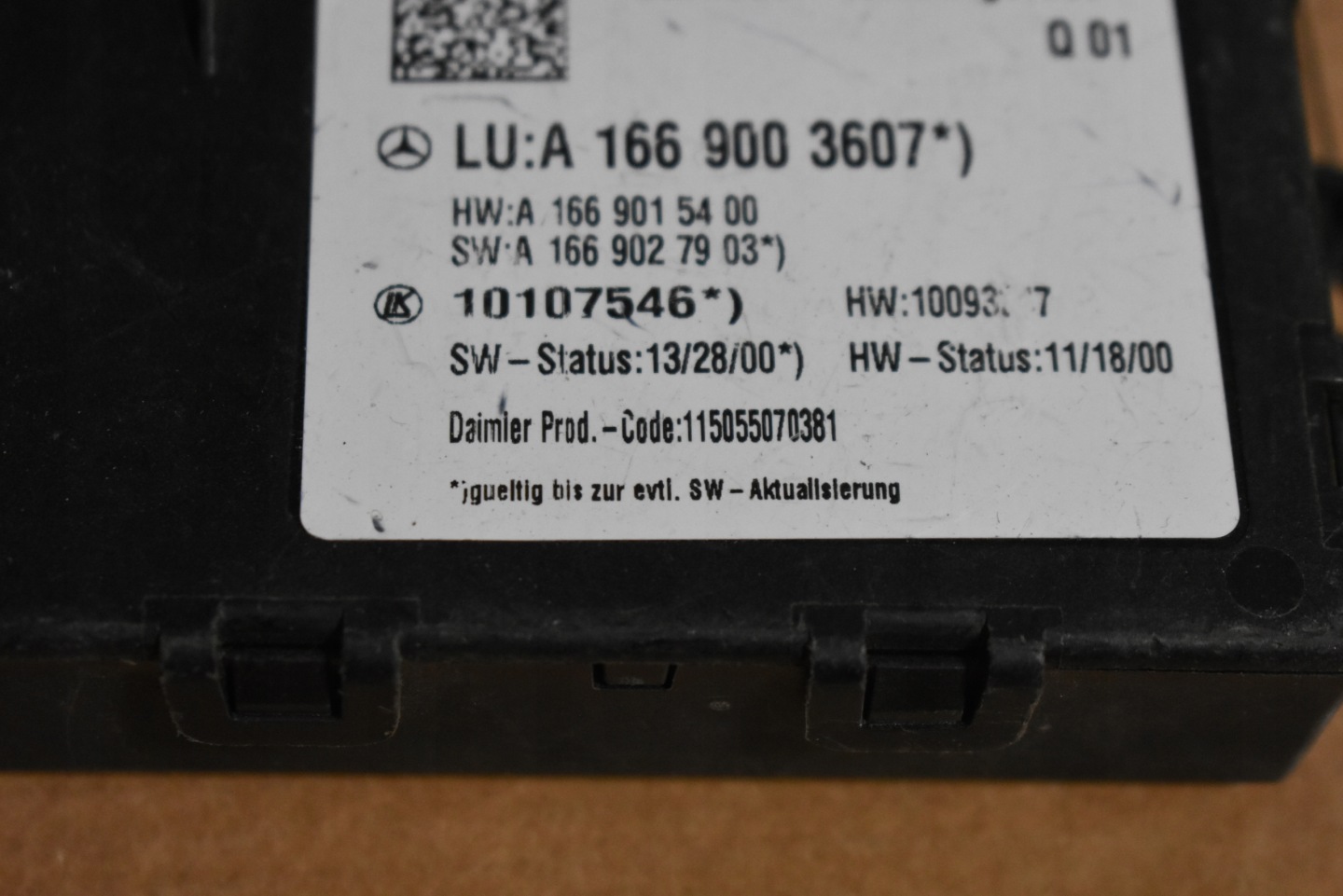 IDEALNY module springing MERCEDES W166 1 9