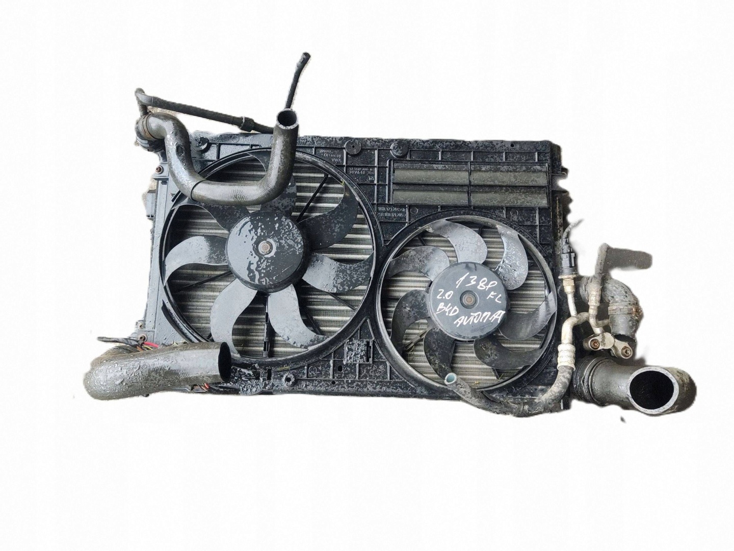 complete radiator Z WENTYLATOREM Audi A3 S3 8P 2.0TDI 2005
