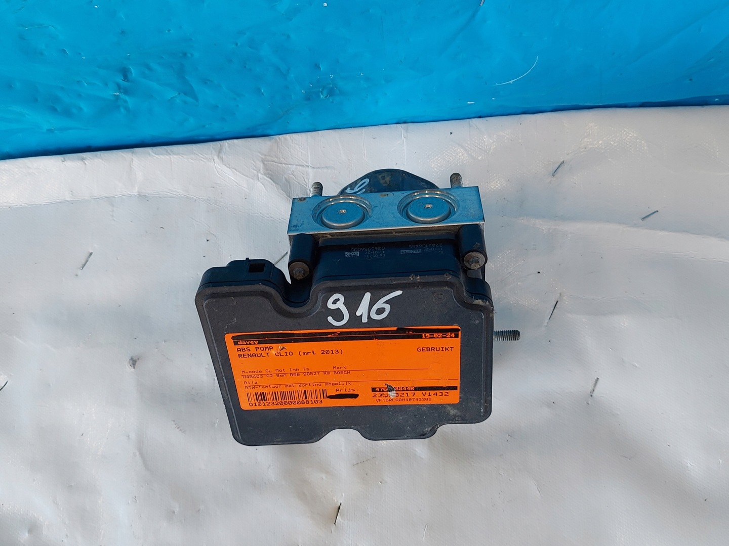 pumpa ABS CLIO III 0265956035