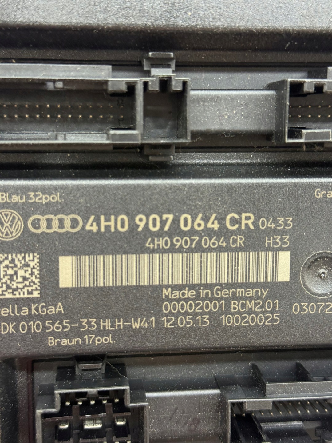 AUDI A7 A6 C7 module control unit komfortu BCM 2 315MHz LEGALNY!