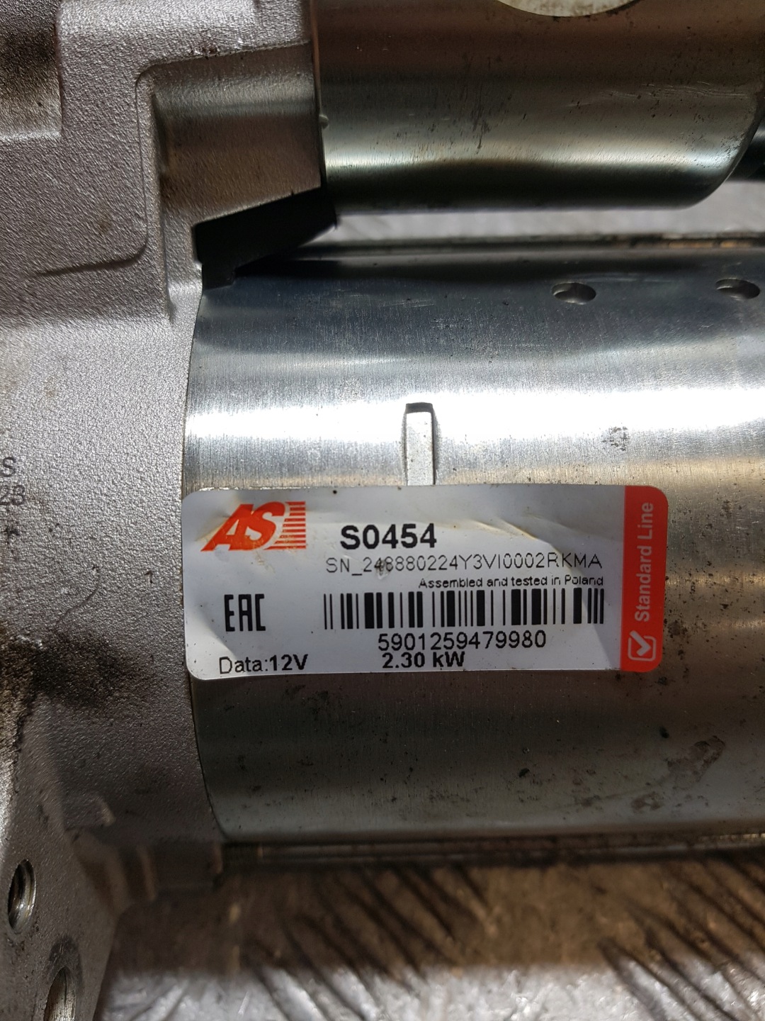 starter AUDI Q7 4.2 TDI AS-PL S0454