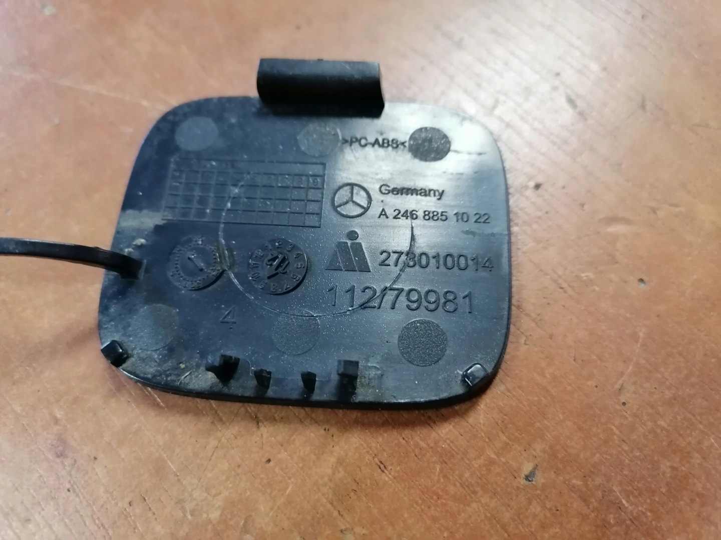 towing hook cap rear part A2468851022