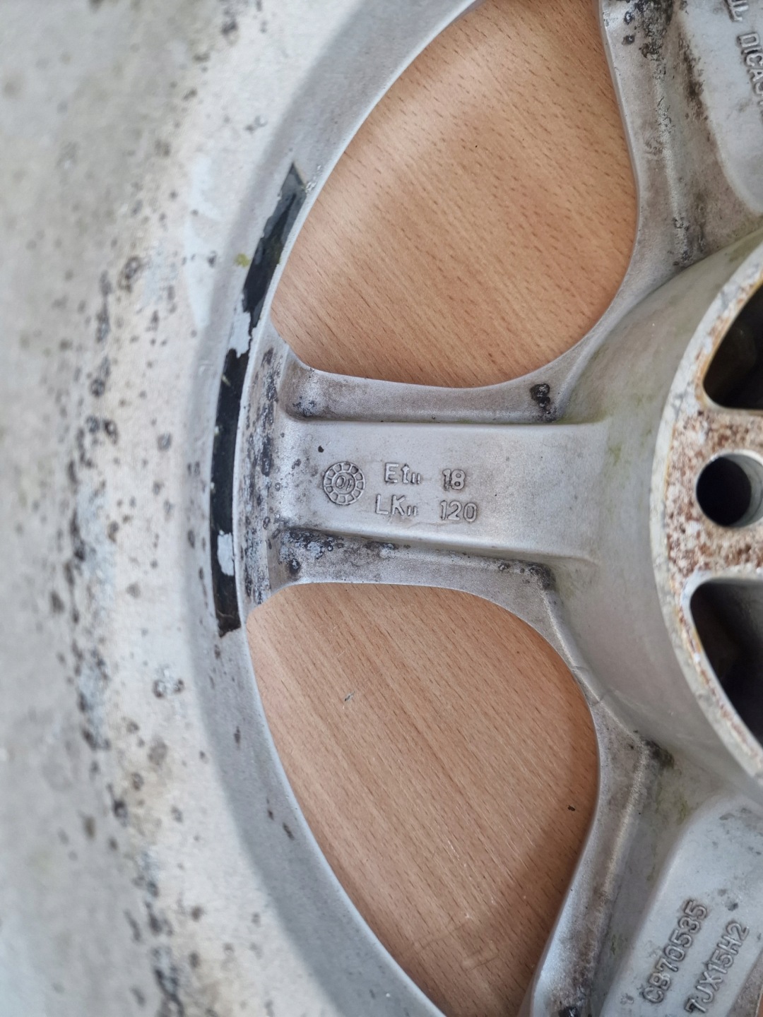 disk BORBET BMW 7X15H2 ET18 5X120 R15 E46 E36 BDB