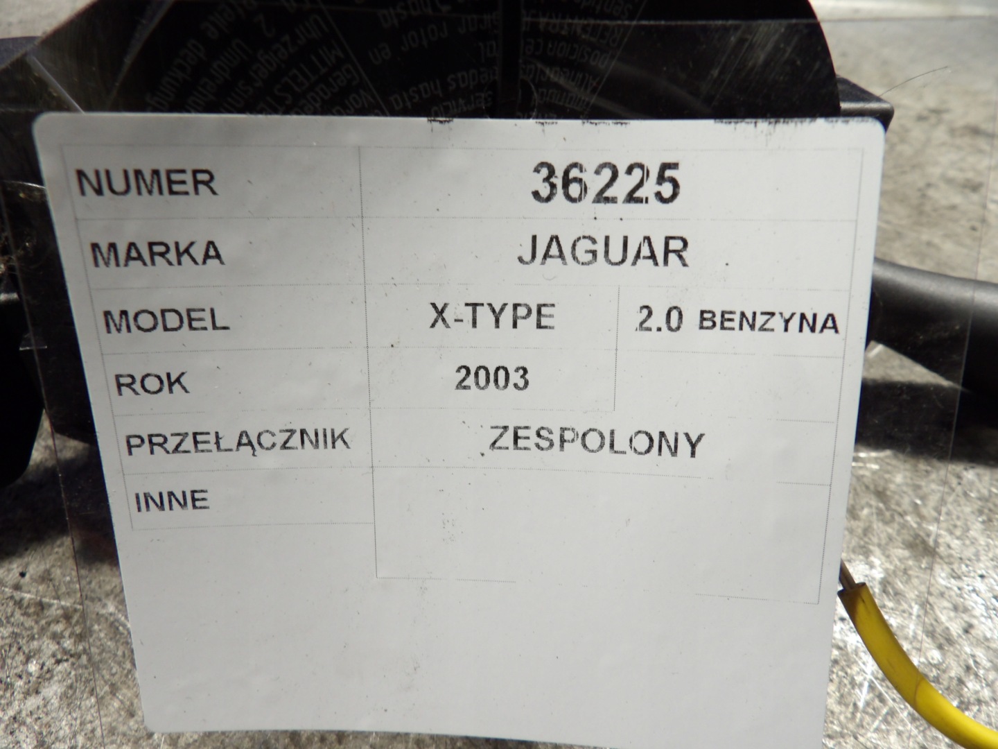 Jaguar X-Type DEVIO LUCI TERGICRISTALLO TERGI 1X43-13335-AF, 1X43-17A553-AD