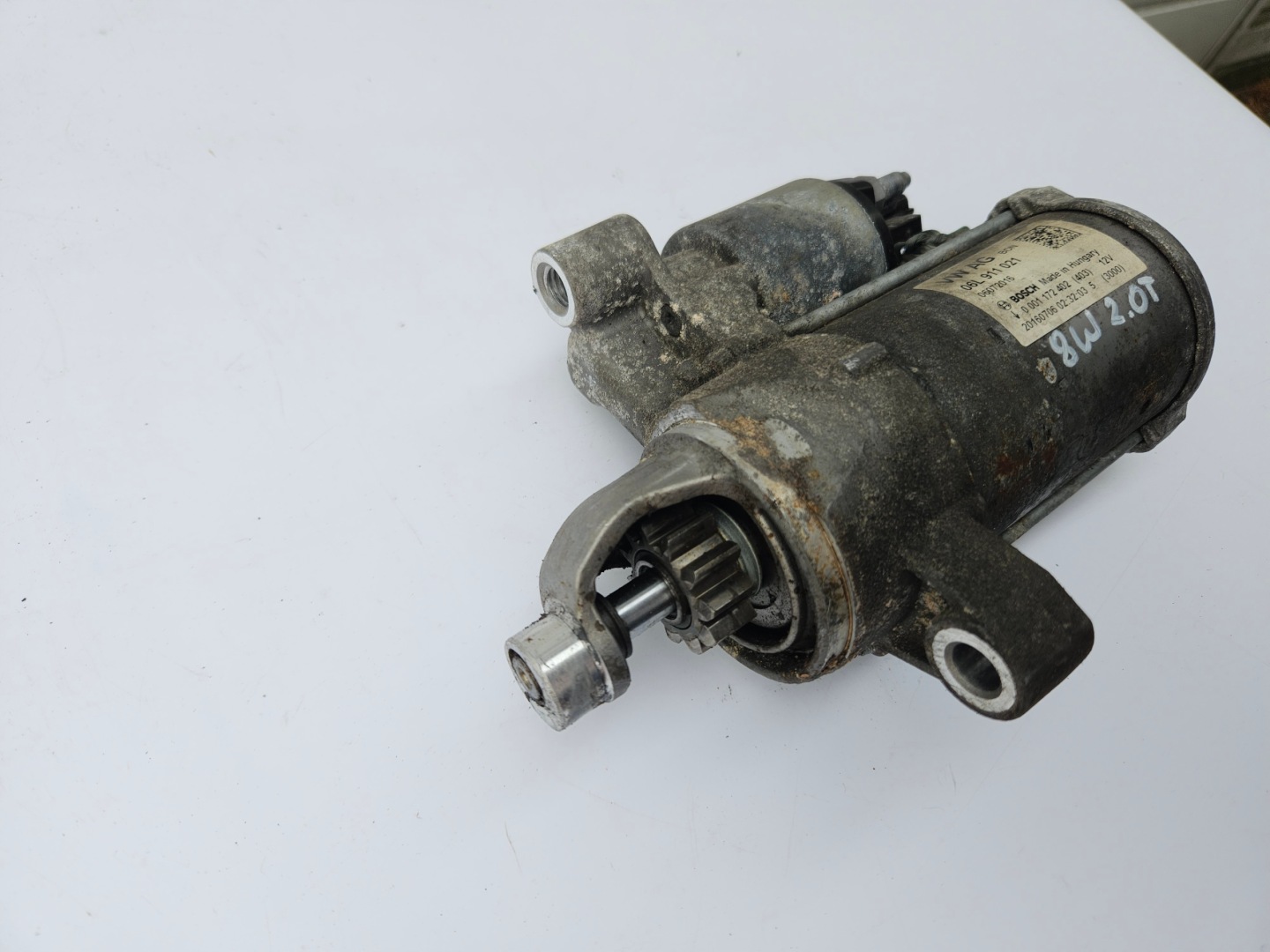 starter AUDI A4 B9 A5 8W 2.0T 2.0 TFSI 06L911021