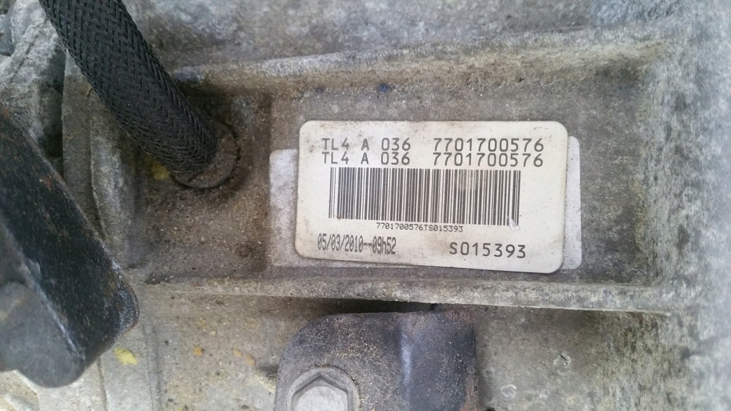 Getriebe TL4A036 1,4 TCE Renault Scenic III