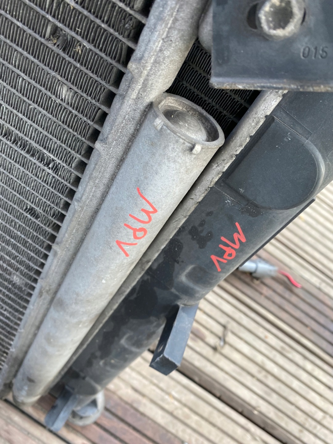 MAZDA MPV napínací pás chladič vody KLIMY ventilátor