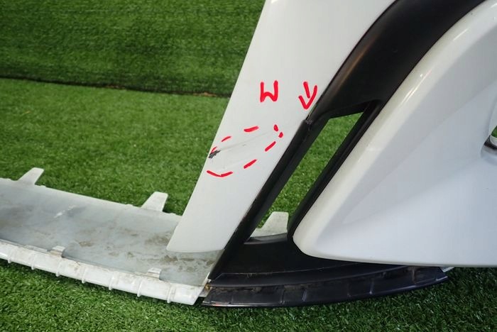 AUDI A3 8Y S-LINE 20- front bumper front