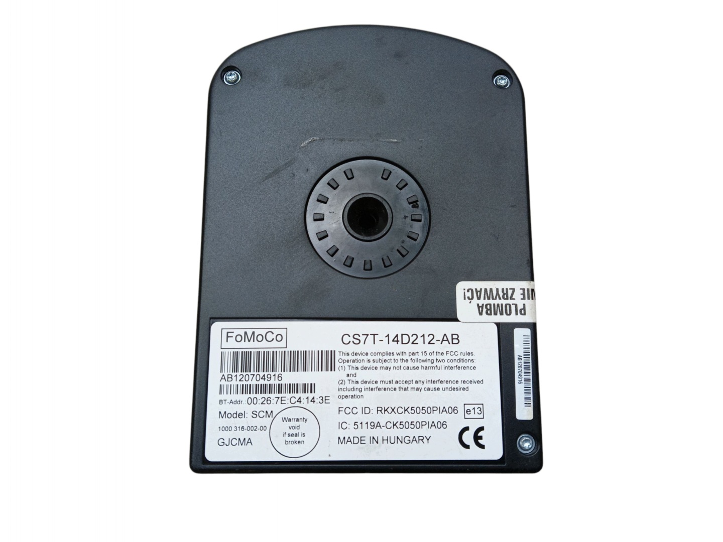 modulo BLUETOOTH FORD C-MAX MK2 MONDEO MK4 KUGA MK1 CS7T-14D212-AB