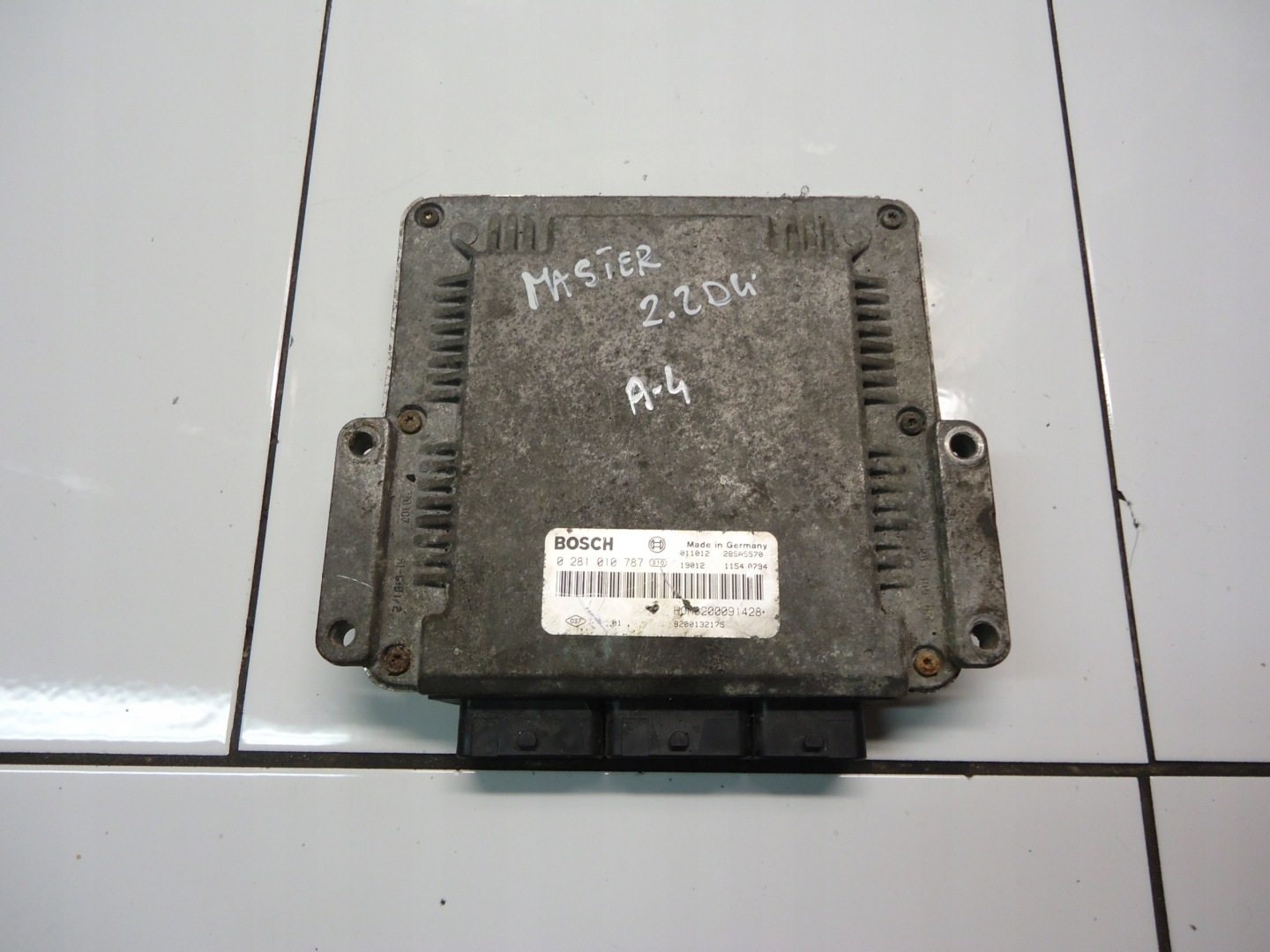 RENAULT MASTER 2.2 DCI G9T Computer 0281010787