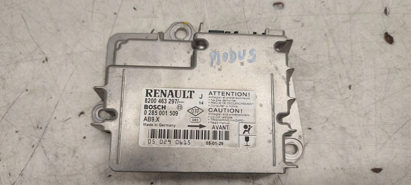 Module Airbag sensor Airbag Renault Modus 1,2 16V