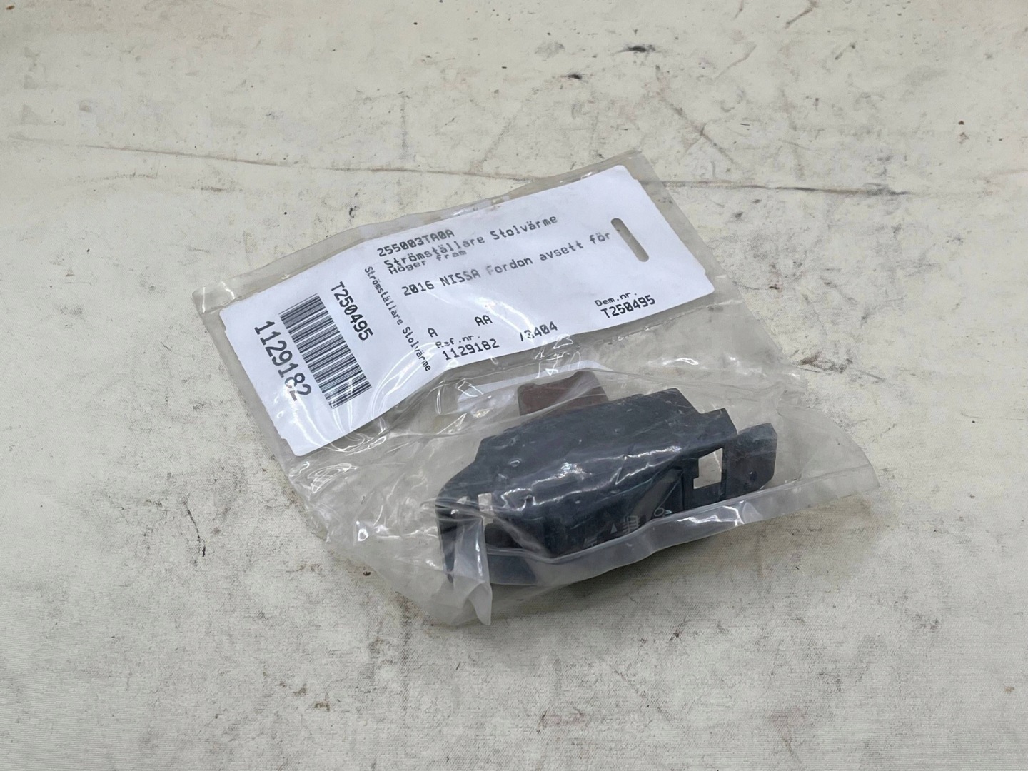 NISSAN QASHQAI Schalter Hitzung SITZ 255003TA0A !J