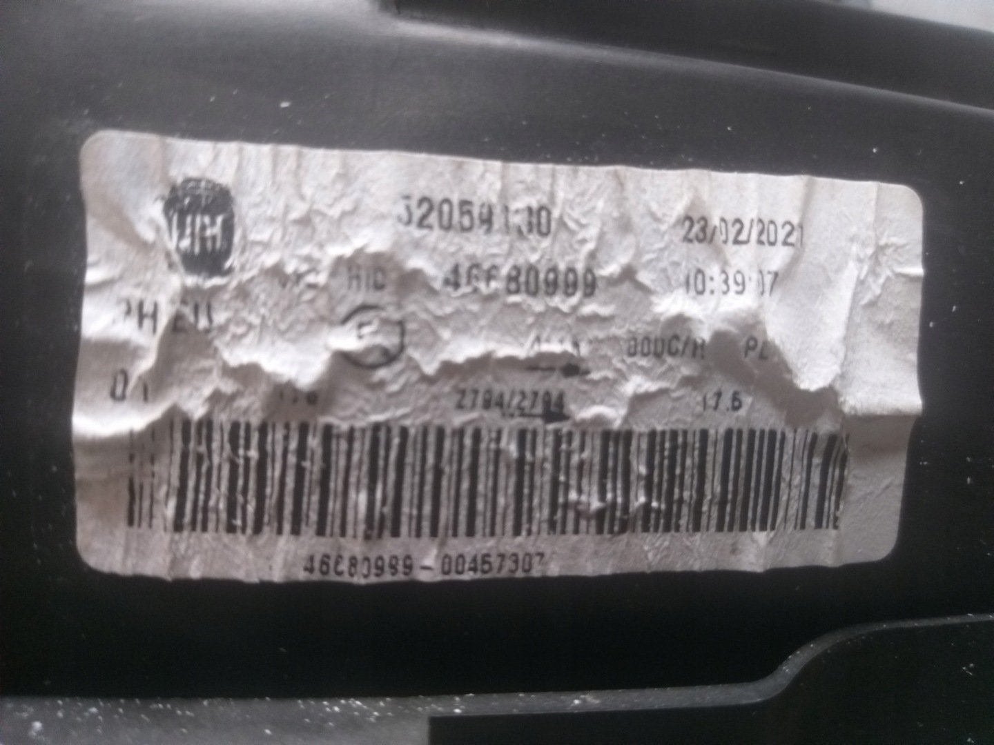 light front right FIAT 500 XENON