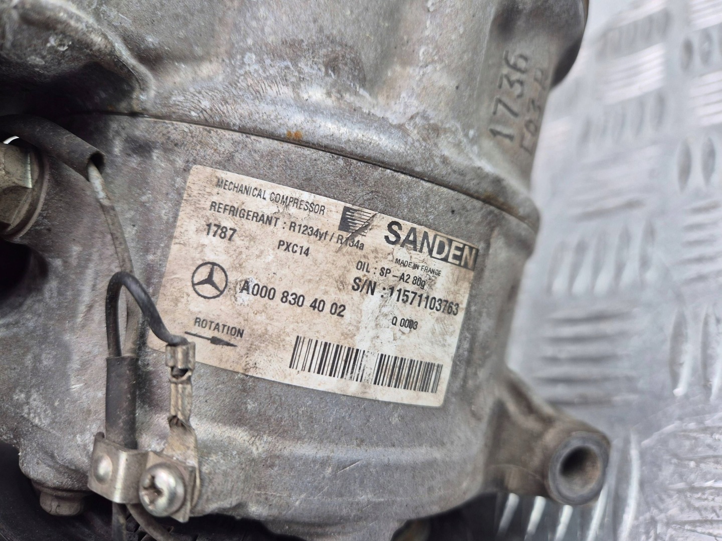 Mercedes C200 CGI W205 Klimakompressor klimaanlage A0008304002