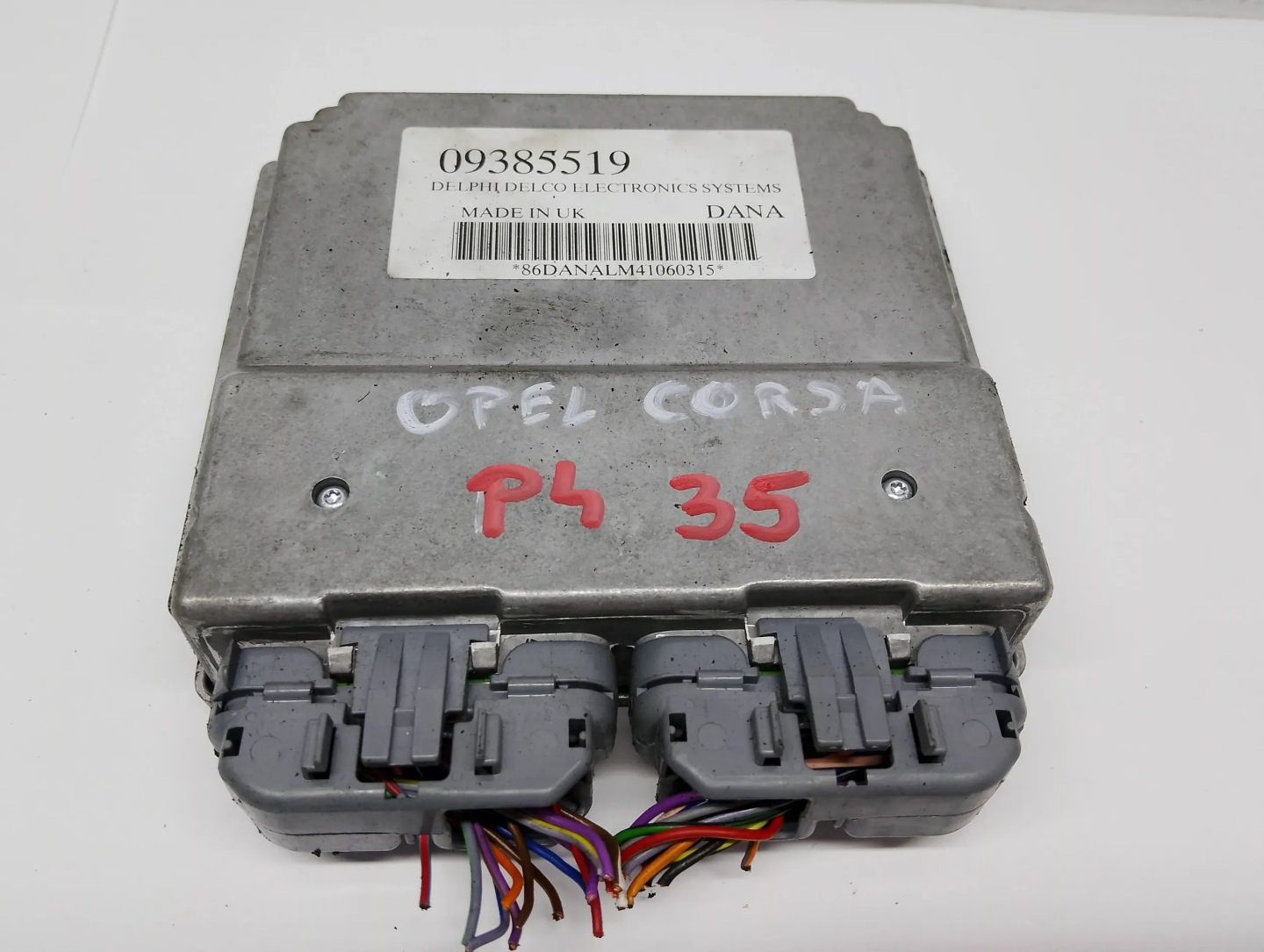 computer control unit of the engine LPG Opel Corsa 09385519 67R010079