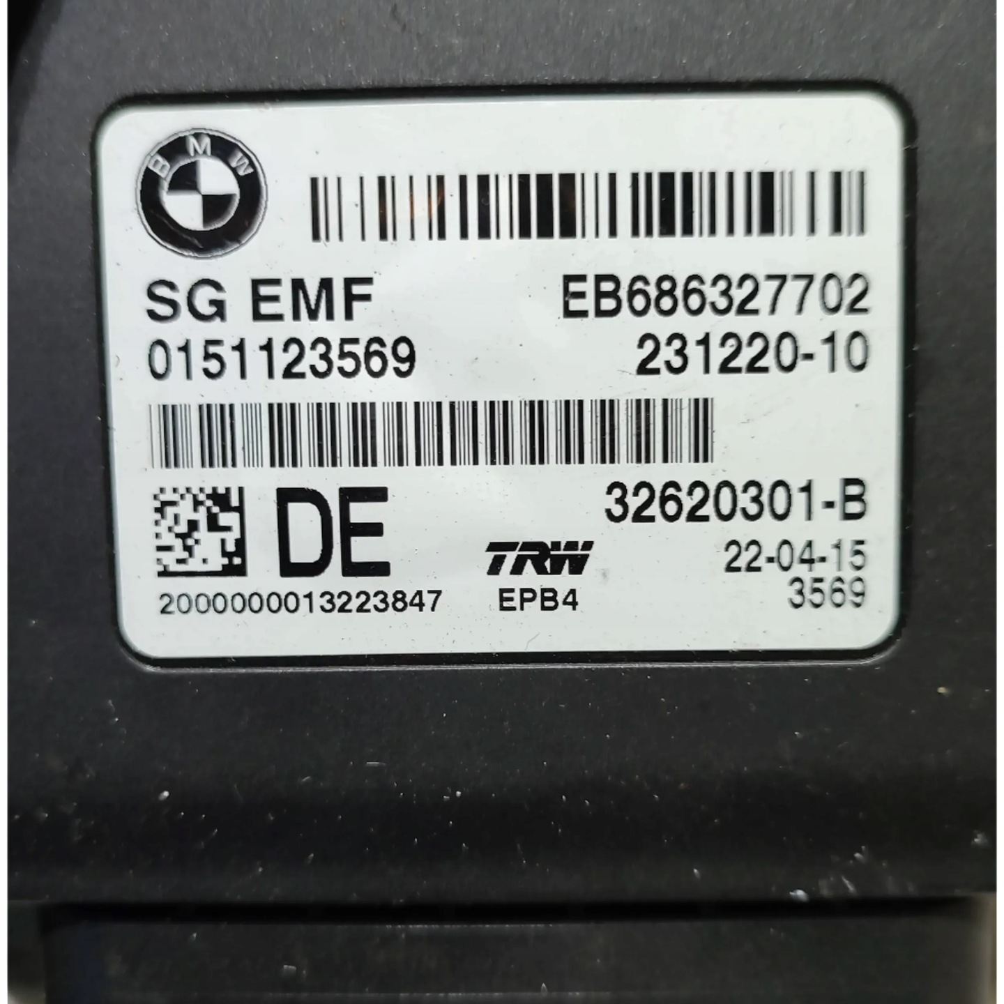 BMW X3 F25 15r 2.0d module control unit electric brake
