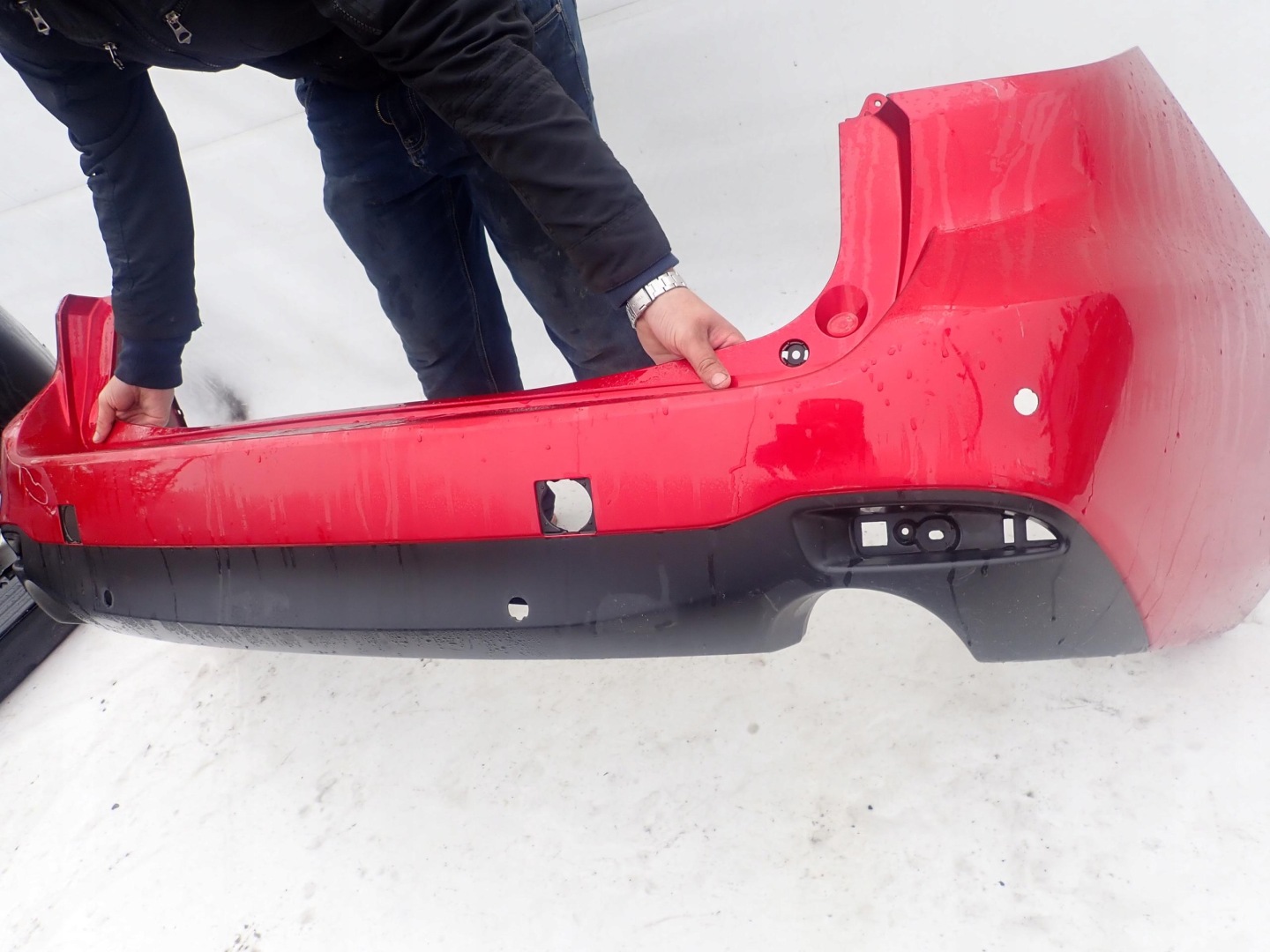 MAZDA 6 III GJ KOMBI 12-> bumper rear part rear PDC