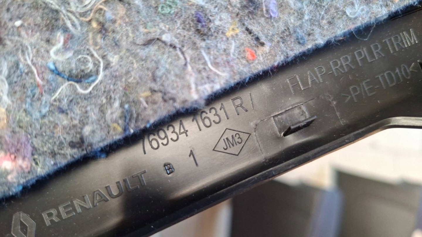 side plastic zabudowa kanapy rear part side right Renault 4 769341631R