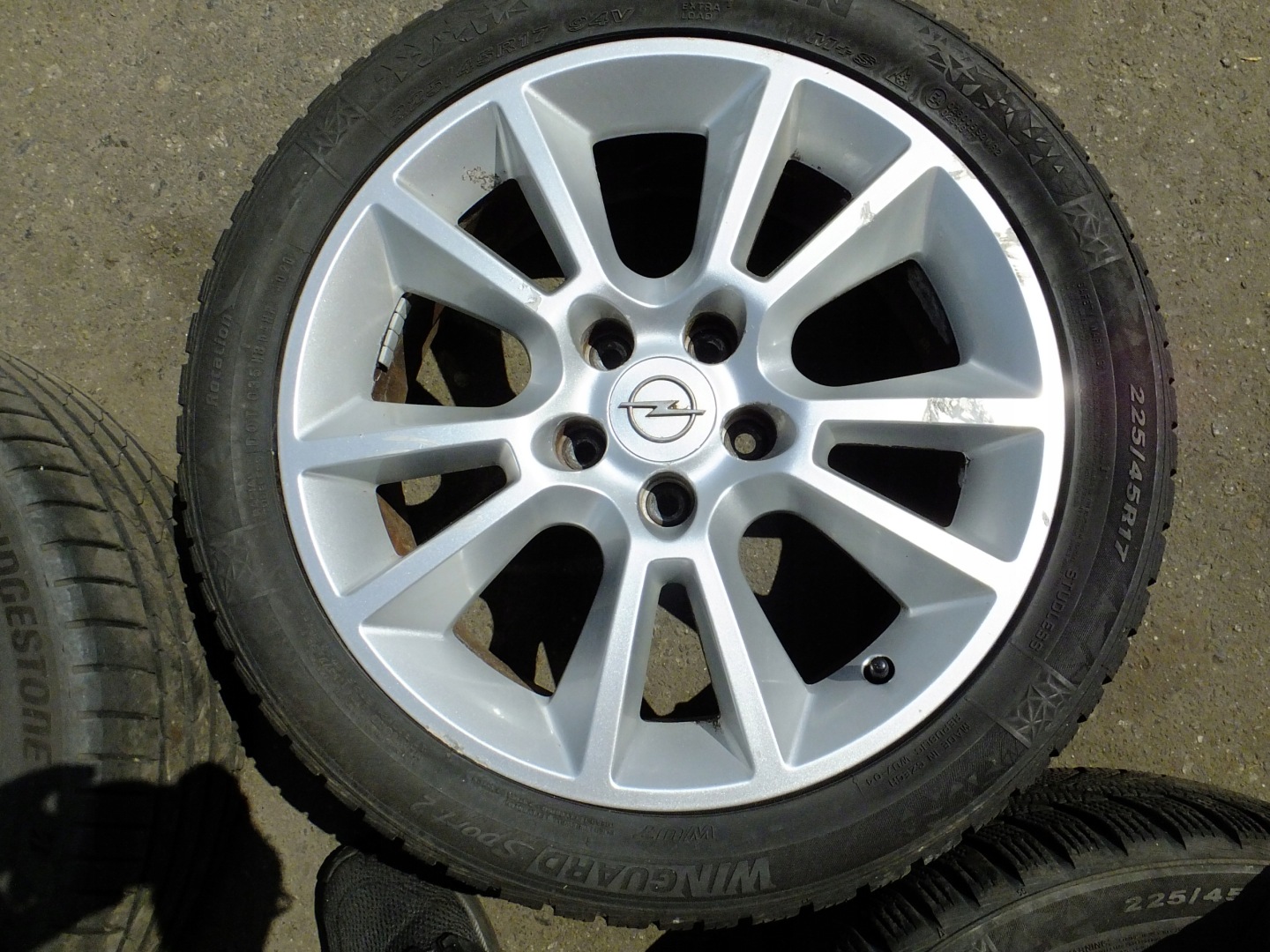 discs aluminium 17'' opel zafira b 13120652