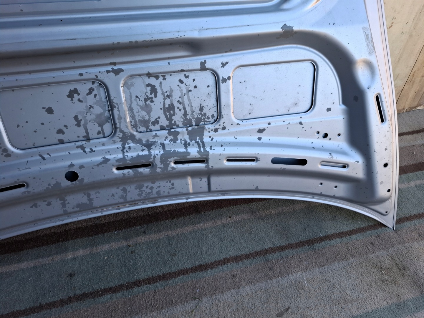 cofano PORSCHE BOXSTER 986 SREBRNA L92U 99r