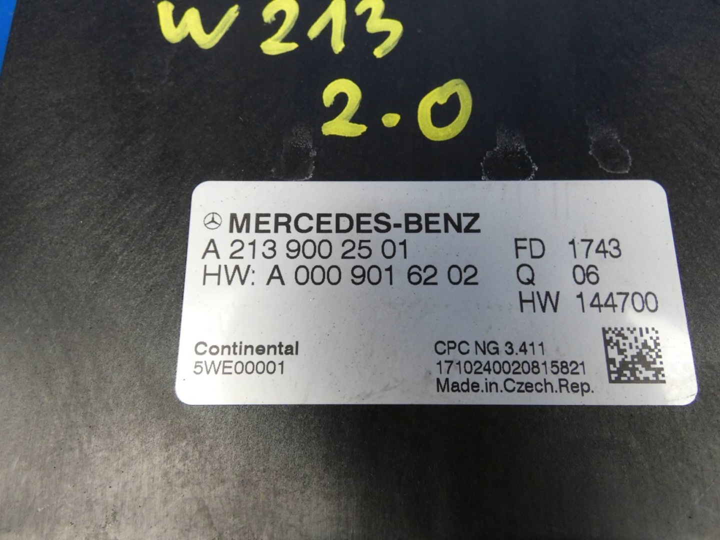 MERCEDES E KLASA W213 W205 W253 2.0 CDI modulo Centralina cambio ingranaggi