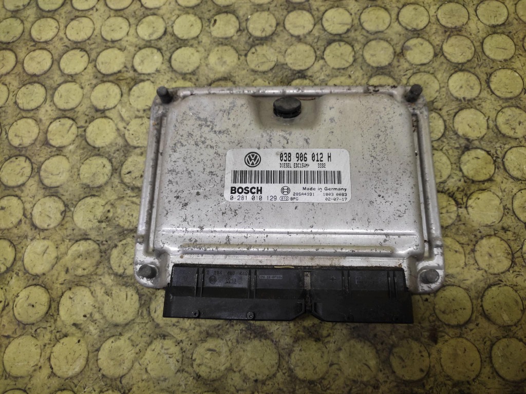 SKODA OCTAVIA control unit of the engine 0281010129