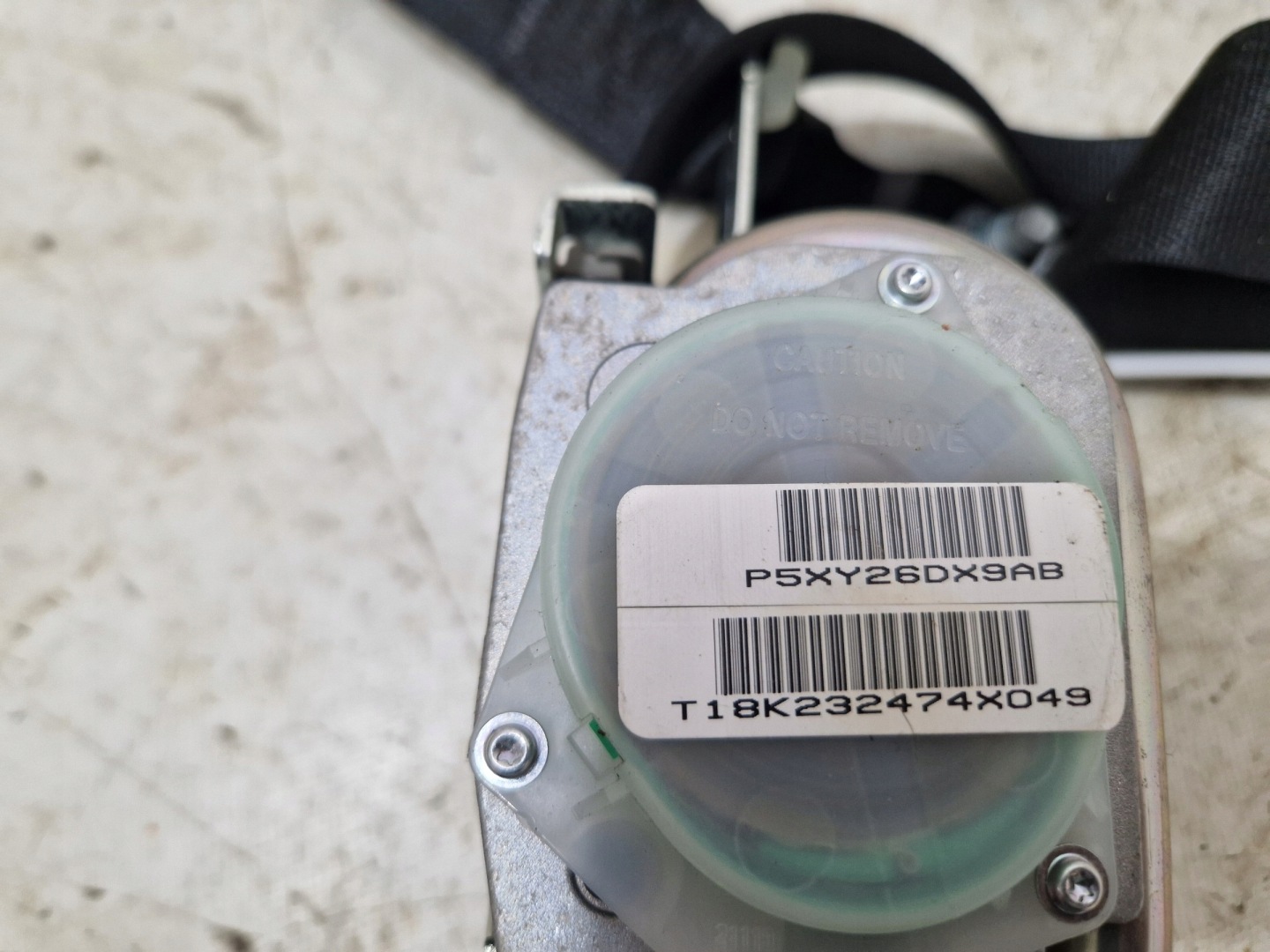 DODGE DURANGO III 2019 - tension belt safety right front front 5XY26DX9AB