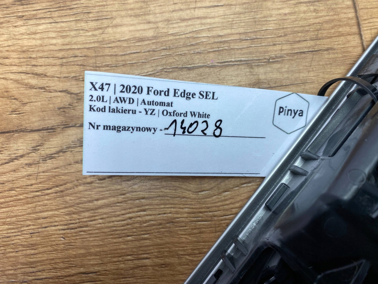 handle inner right rear part Ford Edge II 2019+