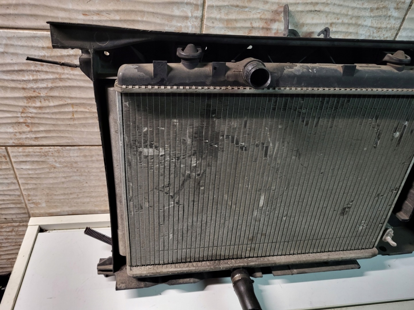 support panel for radiators radiator PEUGEOT 308 T7 1.6 VTI complete