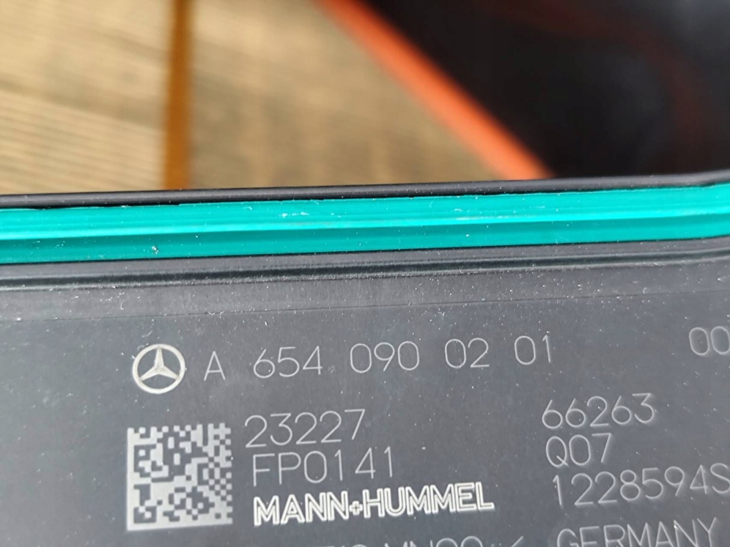 MERCEDES CLA W118 Gehäuse filter luft A6540900201