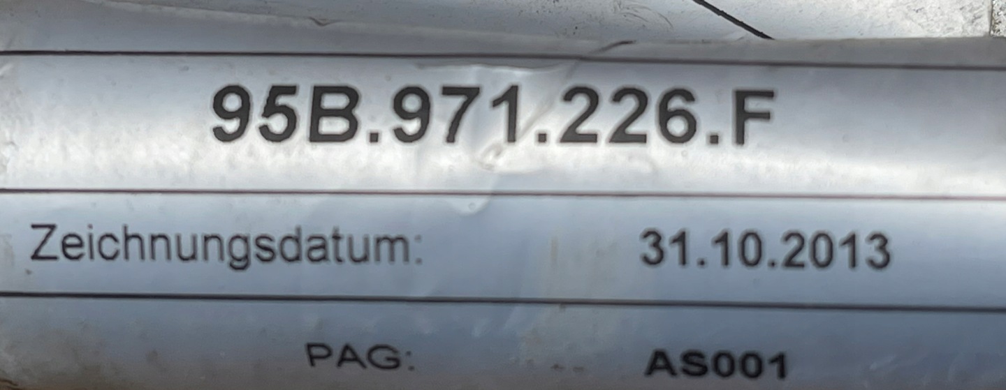 PORSCHE MACAN S 2015 3.0 cablaggio VENTOLE Tubi cavi 95B971226F