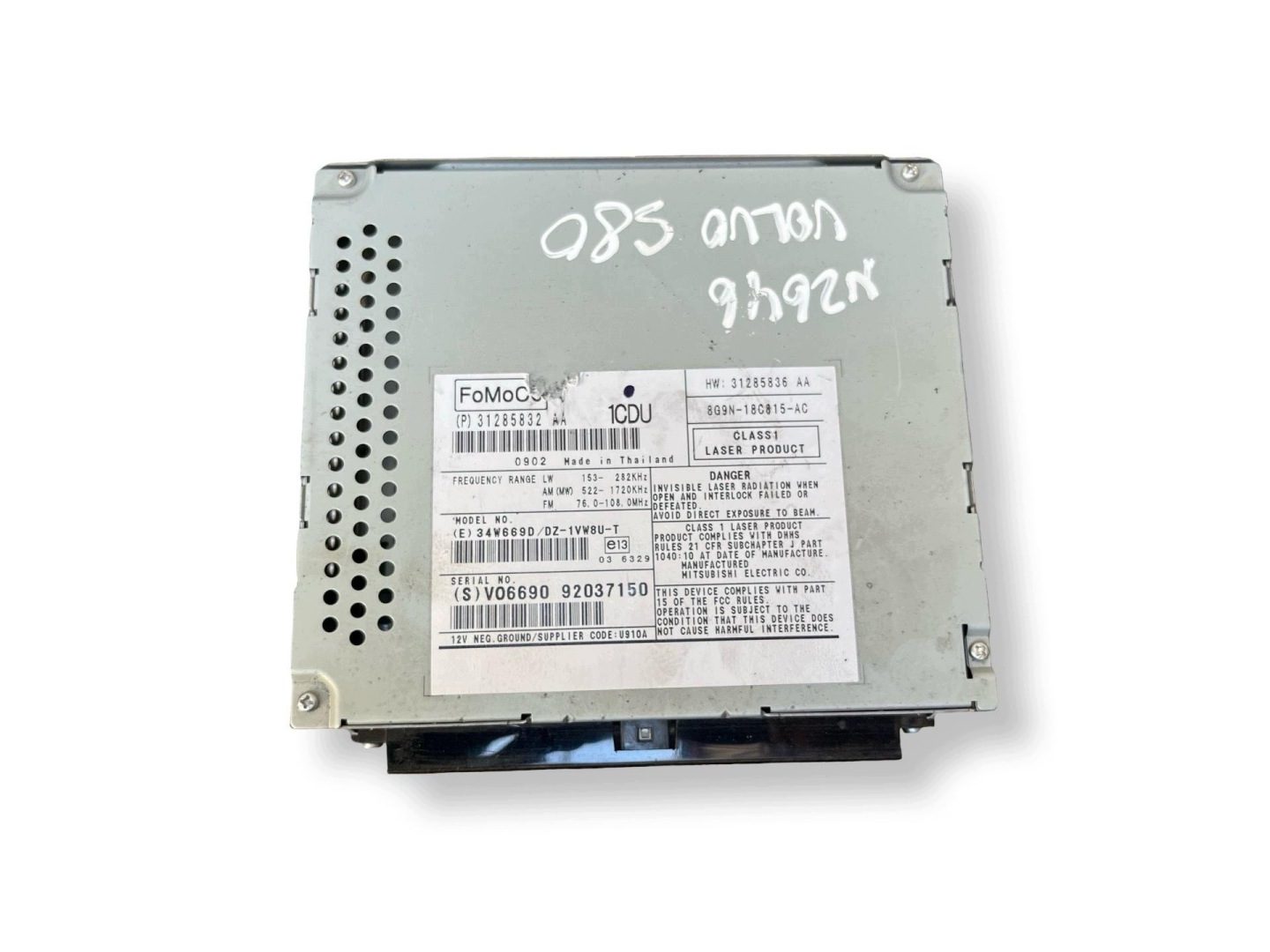 Radio samochodowe Volvo S80 2 2009 31285832