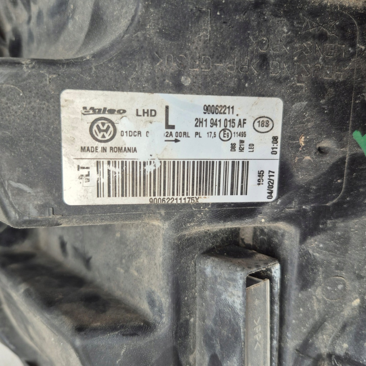 VW AMAROK 2H 2H1 10- light left front front BI-XENON 2H1941015AF