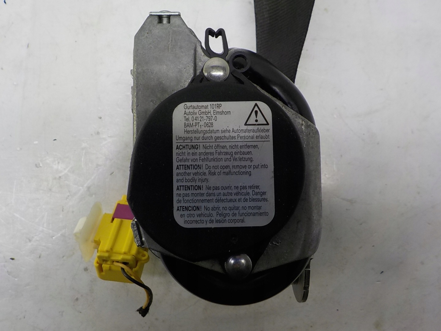 VW GOLF VI plus tension belt safety adjuster left front driver´s 5M2857705