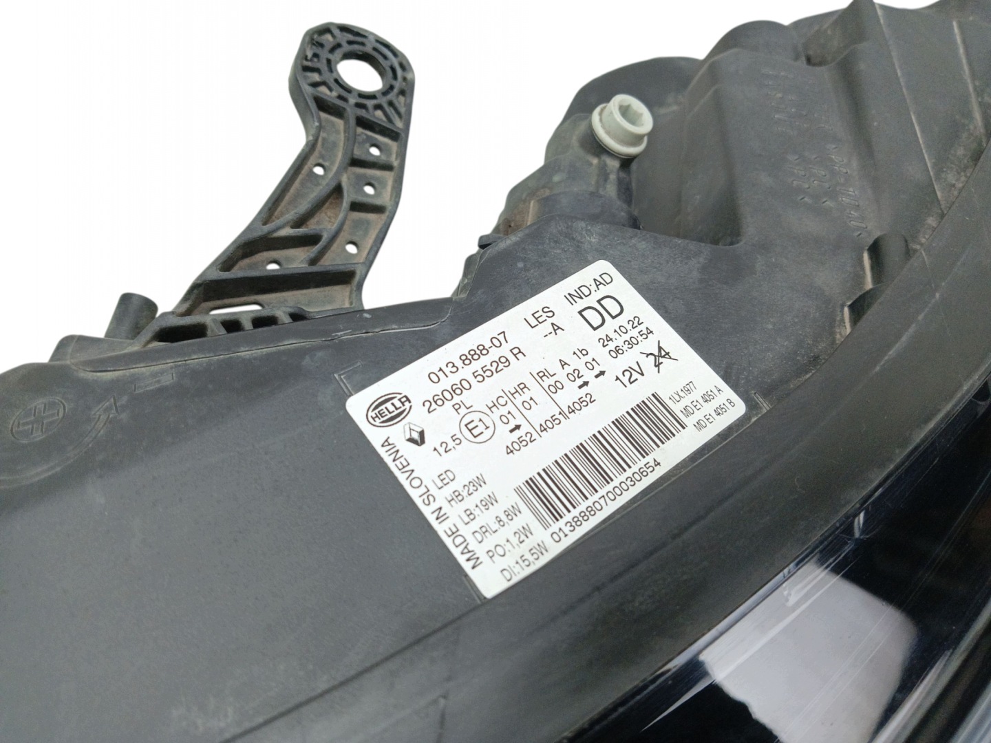 light REFLEKTOR left front RENAULT KADJAR LIFT (2018-2022) 260605529R LED