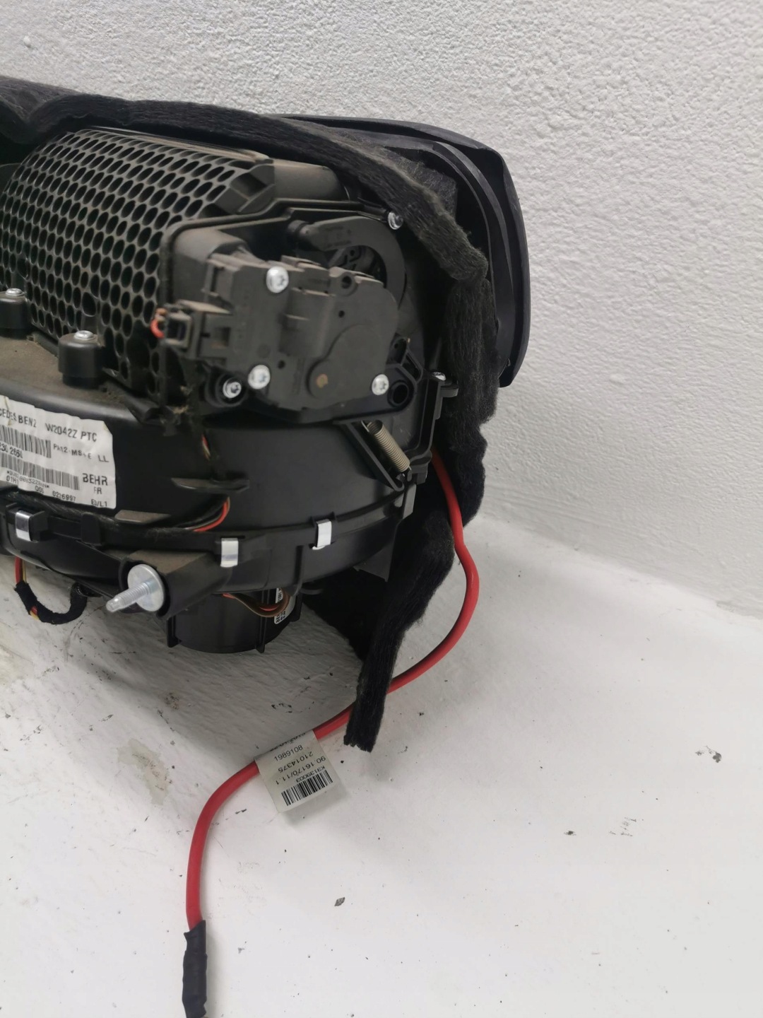 heater complete MERCEDES C-KLASA W204 LIFT